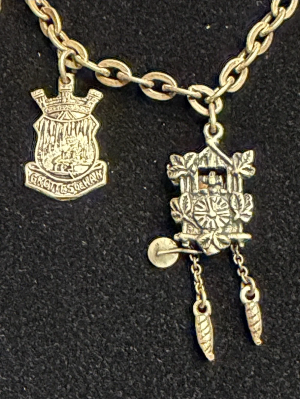 MCM 925 Stamped European Travel Souvenir Charm Bracelet